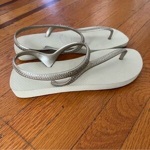 NEW Havaianas gold Women's Flash Urban Sandals thongs 39 40 8